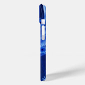 Blauwe wintersneeuwkerst Case-Mate iPhone case (Achterkant / Links)