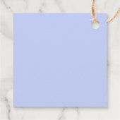 Blauwe winterwonderland poolpinguïns van beer bedankjes labels (Achterkant)