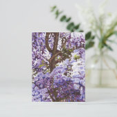 Blauwe wisteria 2011 briefkaart (Staand voorkant)