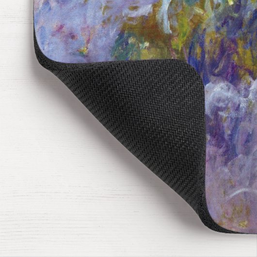 Blauwe Wisteria (linkerdeel) door Claude Monet Muismat (Hoek)