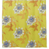 BLAUWE WIT-PASSIESTROMEN, ORANJE LEZEN IN GEEL DOUCHEGORDIJN (Voorkant)