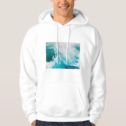 BLAUWE WIT-ZEE WAVT IN HET STORM HOODIE (Voorkant)