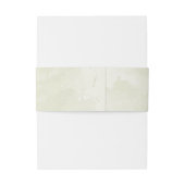 Blauwe witte bloemen groen bruiloft uitnodigingen wikkel (Achterkant Voorbeeld)