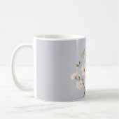 Blauwe Witte Bloemen Koffiemok (Links)
