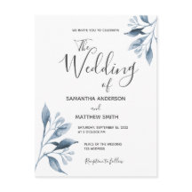 Blauwe witte botanische bruinkool bruinkool