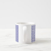 BLAUWE & WITTE BREI Espresso Kopje Kop (Achterkant)