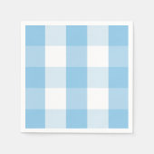 Blauwe witte buffeldoos servet (Voorkant)