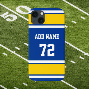 Blauwe witte en geel sportband Case-Mate iPhone case