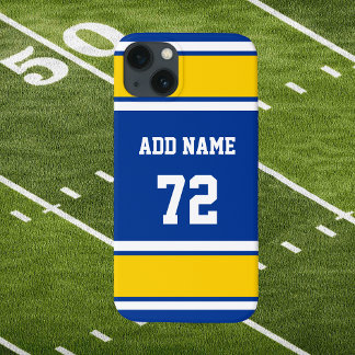 Blauwe witte en geel sportband Case-Mate iPhone case