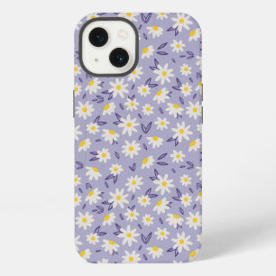 blauwe, witte en gele rozen iPhone 13 hoesje