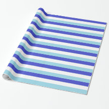 Blauwe, witte en parelblauwe strepen