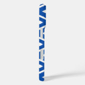 Blauwe witte Griekse driekleppige tegel Case-Mate iPhone Case (Achterkant / Rechts)