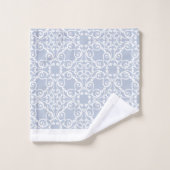 BLAUWE WITTE HAMPTONS AANGEPASTE BATHROOM TOWEL SE BAD HANDDOEK (Wasdoekje)