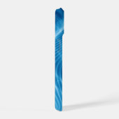 Blauwe & Witte Kosmische Spiraalnevel iPhone 15 Case (Rechterkant)