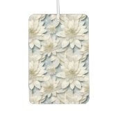 Blauwe witte lotusbloemen luchtverfrisser (Voorkant)