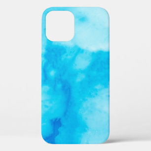 Blauwe witte marmer met natuurlijke patronaatsstru Case-Mate iPhone case