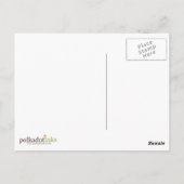 Blauwe witte moskee briefkaart (Achterkant)