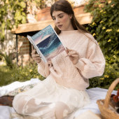 Blauwe Witte Ocean Wave Custom Naam Grappige Spira Notitieboek