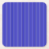 Blauwe witte pap kartonnen onderzetters (Voorkant)