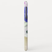 BLAUWE WITTE ROZEN EN ANEMONEBLOEMEN MONOGRAAM Case-Mate iPhone CASE (Achterkant/links)