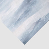 Blauwe witte sneeuwvlokken tissuepapier (Detail)