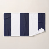 Blauwe witte strepen bad handdoek (Handdoek)
