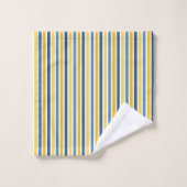 BLAUWE WITTE STRIPEN BAD HANDDOEK (Wasdoekje)