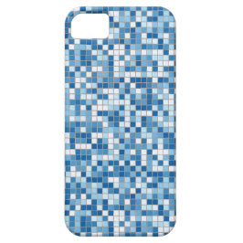 blauwe witte tegels 6 hoesje