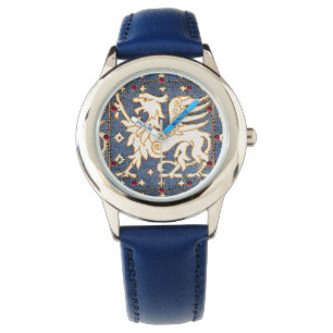 BLAUWE WITTE VANTASY GRIFFINS HORLOGE