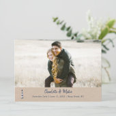 Blauwe witte vuurtoren vlam sparen de Kaart van de (Staand voorkant)