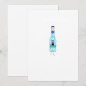 Blauwe WKD, drank, schattig Kaart (Voorkant / Achterkant)