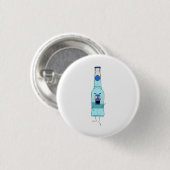 Blauwe WKD, drank, schattig Ronde Button 3,2 Cm (Voorkant /achterkant)