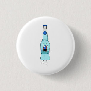 Blauwe WKD, drank, schattig Ronde Button 3,2 Cm