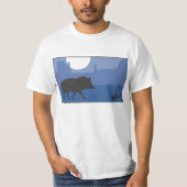 Blauwe woestijn t-shirt (Voorkant)