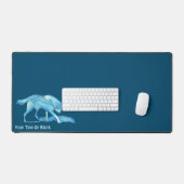 Blauwe Wolf Bureaumat (Keyboard & Muis)