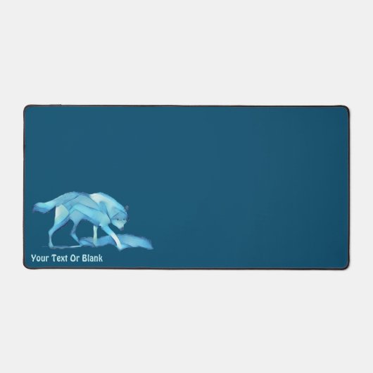 Blauwe Wolf Bureaumat (Voorkant)