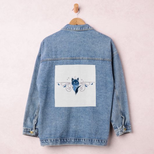 Blauwe wolf Denim Jas Jacket (Hangar)