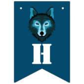 Blauwe Wolf, Halloween Feest Vlaggetjes (Eerste vlag)