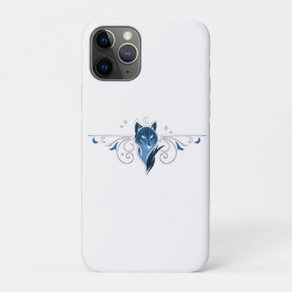 Blauwe wolf iPhone hoesje