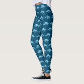Blauwe Wolf Leggings (Links)
