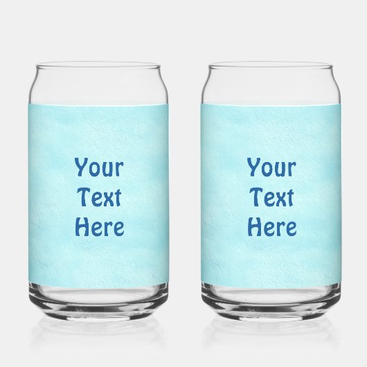 Blauwe wolf op sneeuw blikvorm glas (Achterkant)