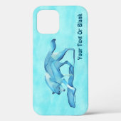 Blauwe wolf op sneeuw Case-Mate iPhone case (Achterkant)