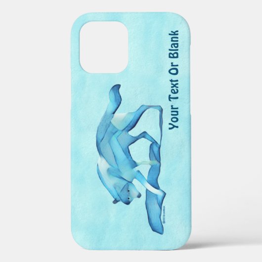 Blauwe wolf op sneeuw Case-Mate iPhone case (Achterkant)