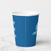 Blauwe Wolf Papieren Bekers (Rechts)