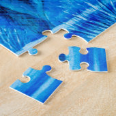 Blauwe Wolf Puzzel (Zijkant)