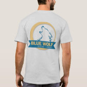Blauwe Wolf T-shirt (Achterkant)