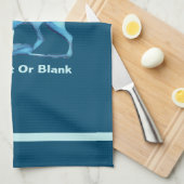 Blauwe Wolf Theedoek (Quarter Fold)