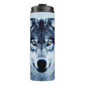 Blauwe Wolf Thermosbeker (Voorkant)