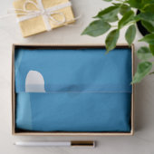 blauwe wolk tissuepapier (Geschenk)