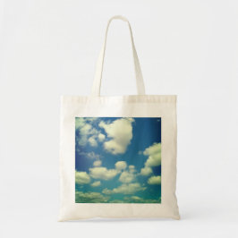 Blauwe wolken en lucht tote bag